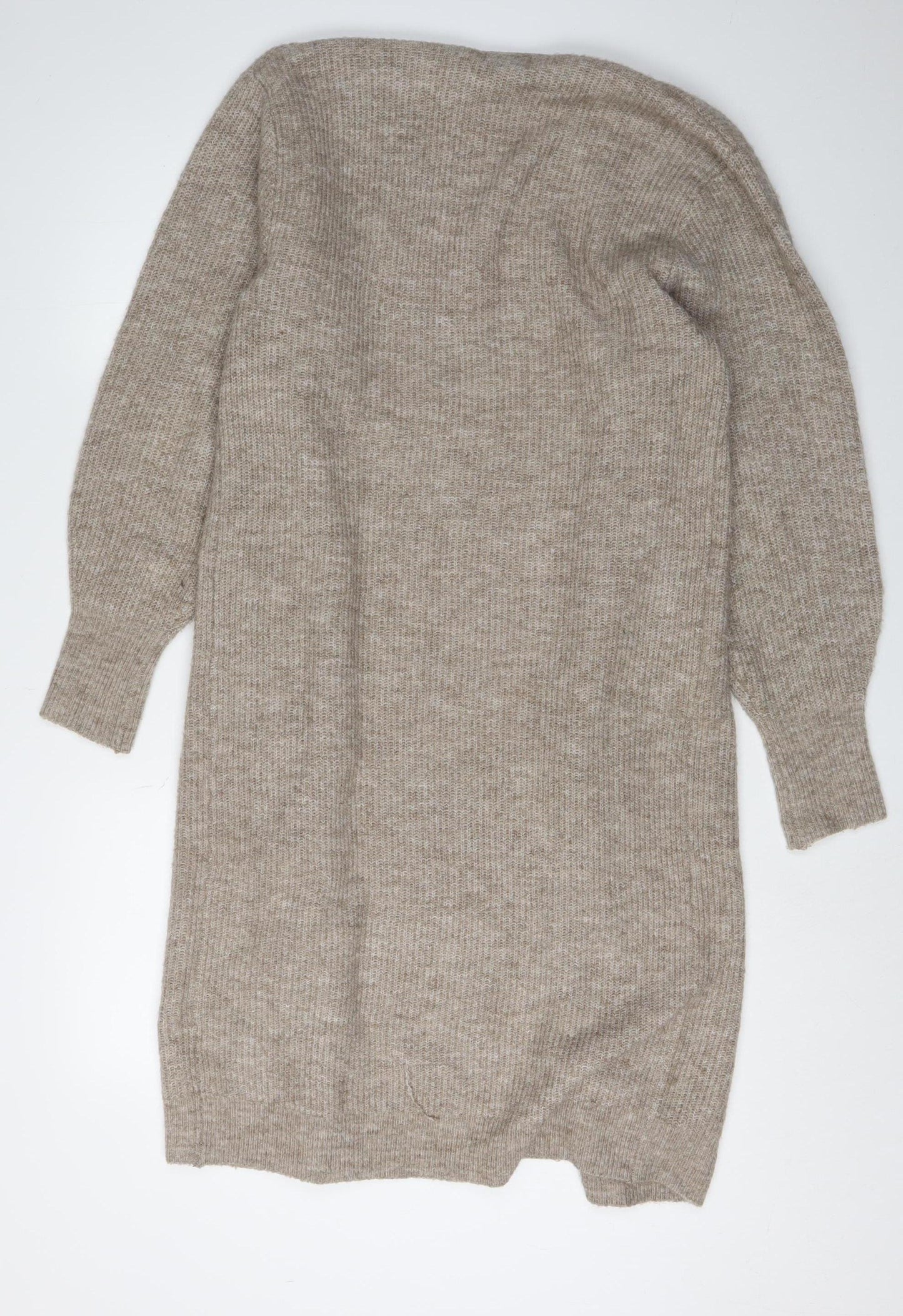 Womens UK Size XS H&M Beige Cardigan Jumper