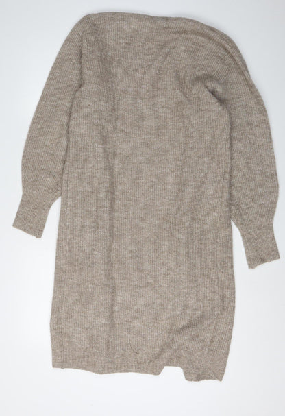 Womens UK Size XS H&M Beige Cardigan Jumper