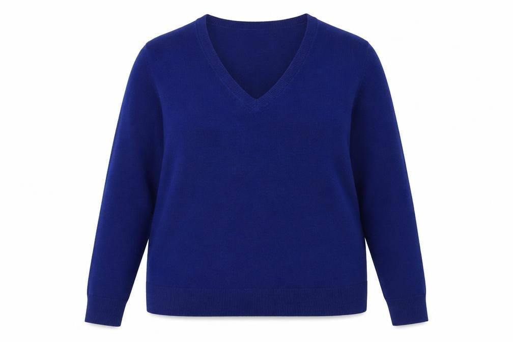 Womens UK Size 16 Marks and Spencer Blue Pullover Jumper