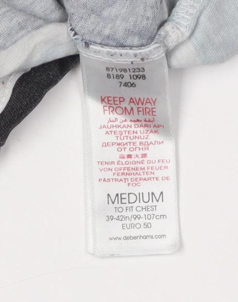 Maine Men's Striped Crew Neck T-Shirt Blue M