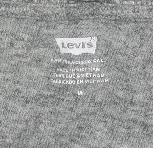 Unisex Adults UK Size M Levi's Grey Basic T-Shirt