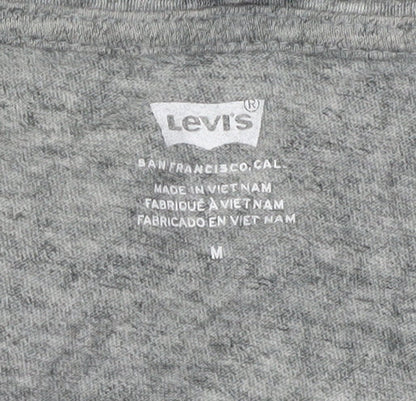Unisex Adults UK Size M Levi's Grey Basic T-Shirt