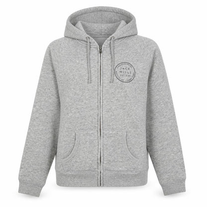 Womens UK Size 12 Jack Wills Grey Full Zip Hoodie