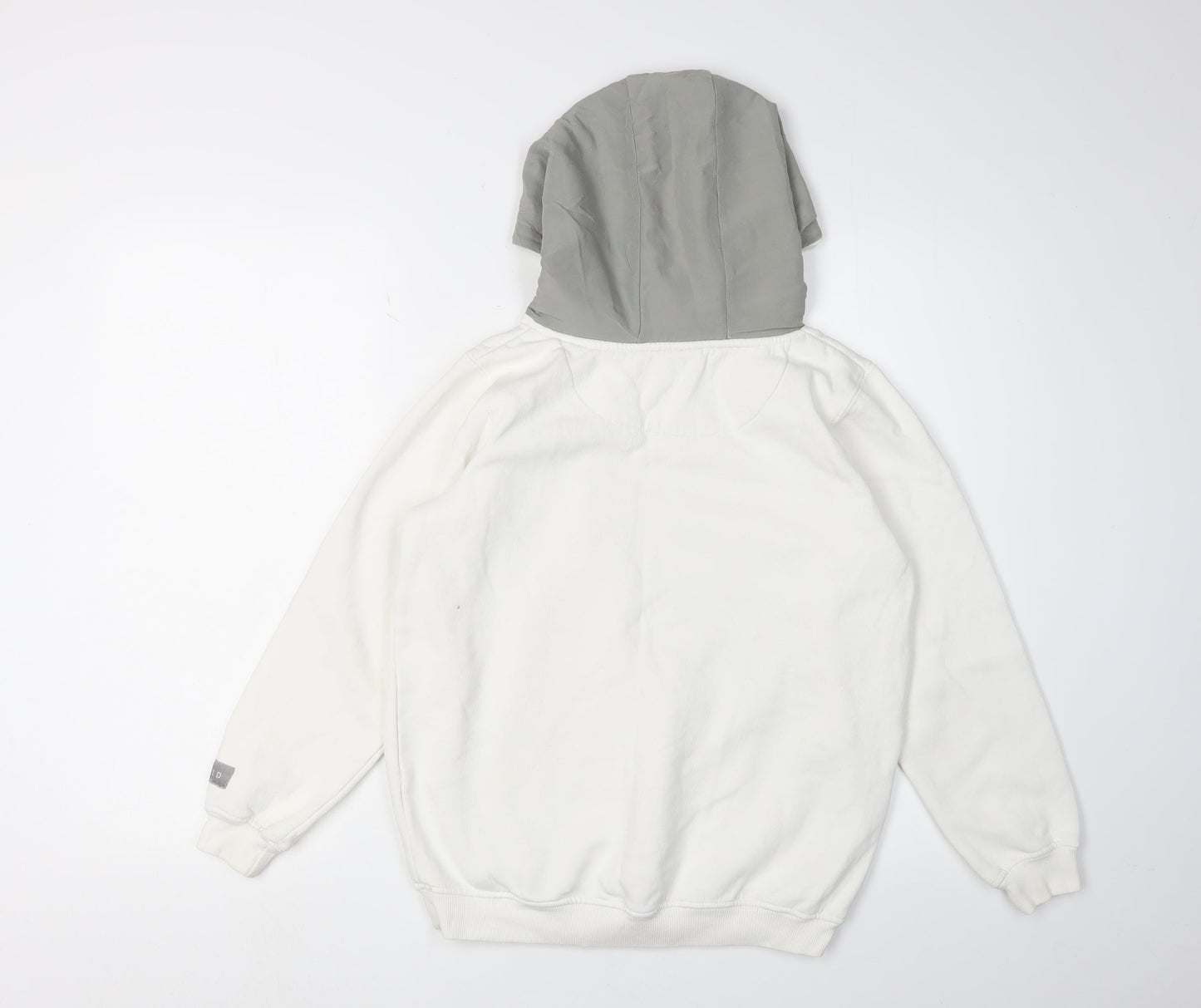 Holyfield Boys White Pullover Hoodie, Size S, Casual Style
