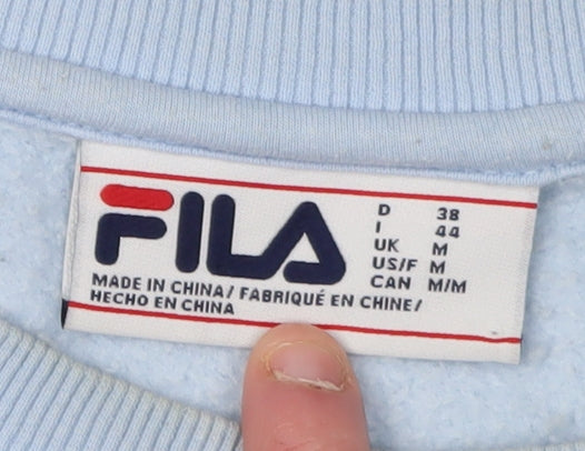 Fila Blue Unisex Adults M Logo Sweatshirt