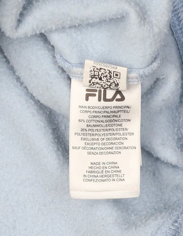 Fila Blue Unisex Adults M Logo Sweatshirt