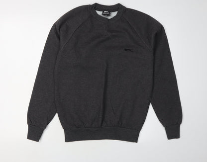 Mens UK Size XS Slazenger Black Pullover Sweatshirt