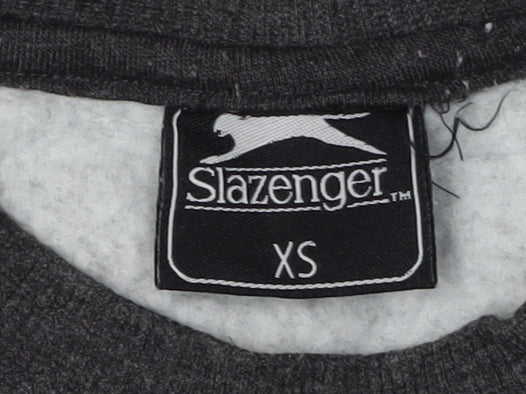 Mens UK Size XS Slazenger Black Pullover Sweatshirt
