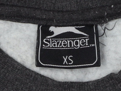 Mens UK Size XS Slazenger Black Pullover Sweatshirt