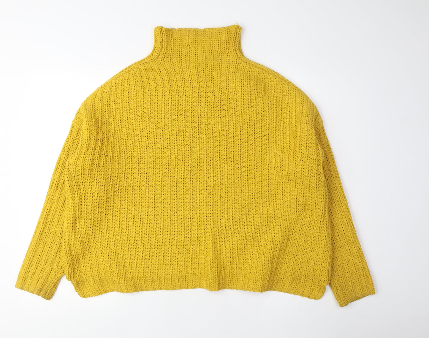 Womens UK Size S Noisy may Yellow Pullover Jumper