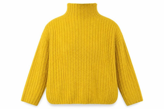 Womens UK Size S Noisy may Yellow Pullover Jumper