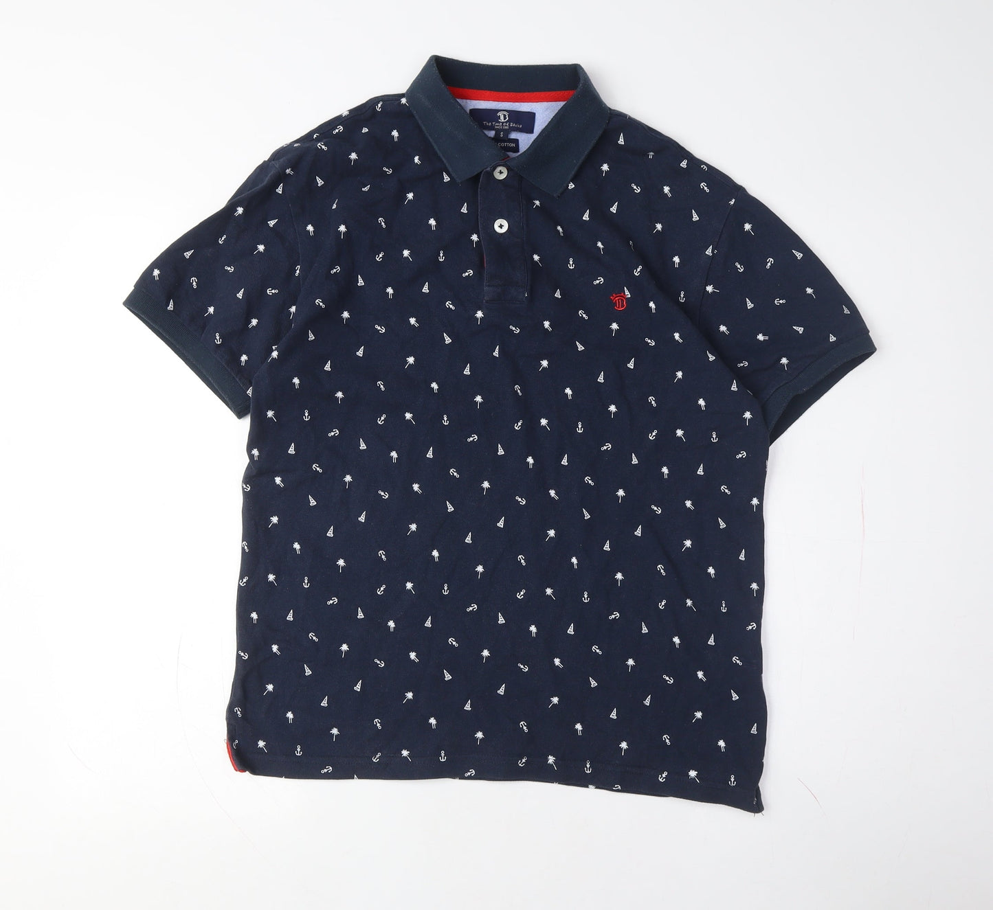 Mens UK Size S The Time Of Bocha Cotton Polo Shirt