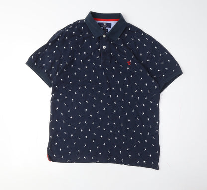 Mens UK Size S The Time Of Bocha Cotton Polo Shirt