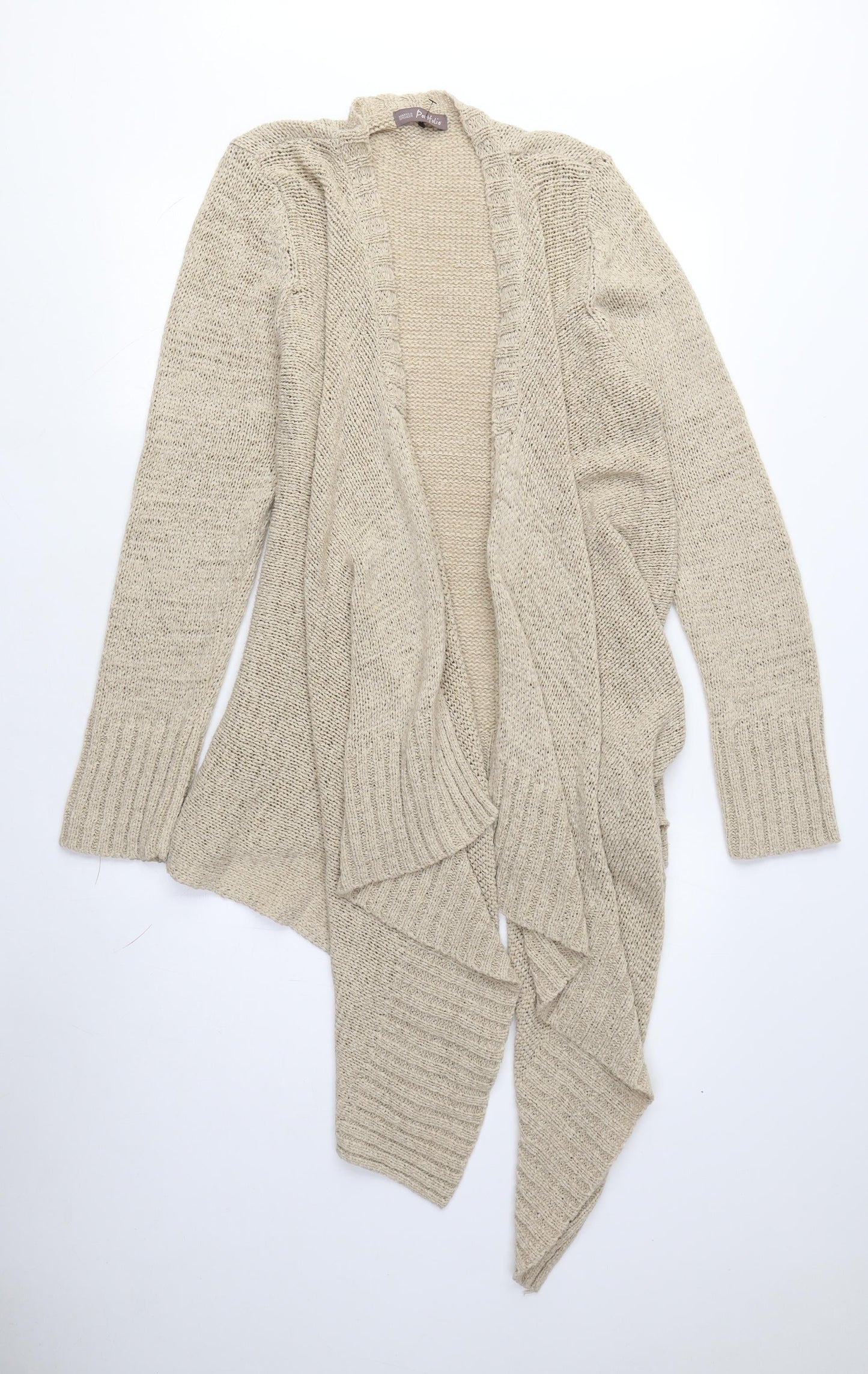 Womens UK Size 12 Marks and Spencer Beige Cardigan Jumper