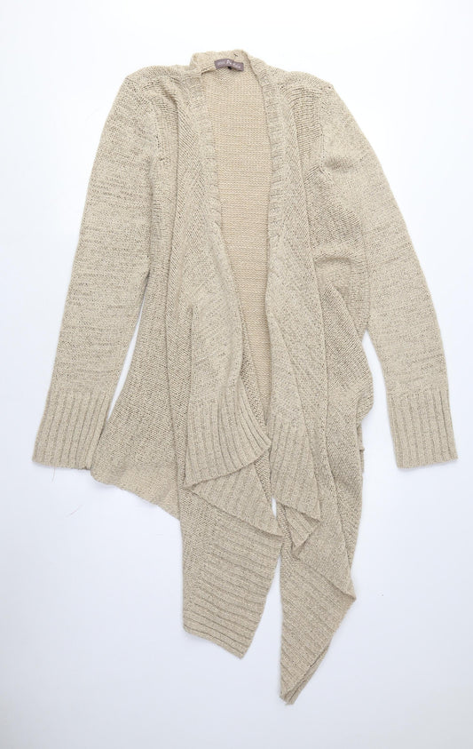 Womens UK Size 12 Marks and Spencer Beige Cardigan Jumper