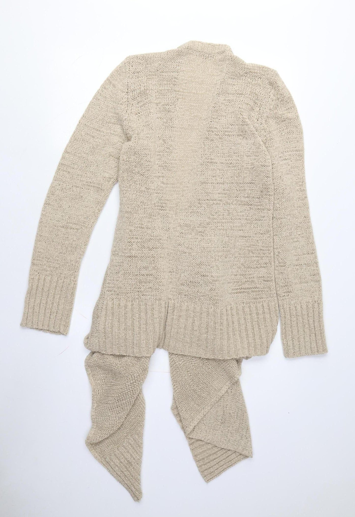 Womens UK Size 12 Marks and Spencer Beige Cardigan Jumper