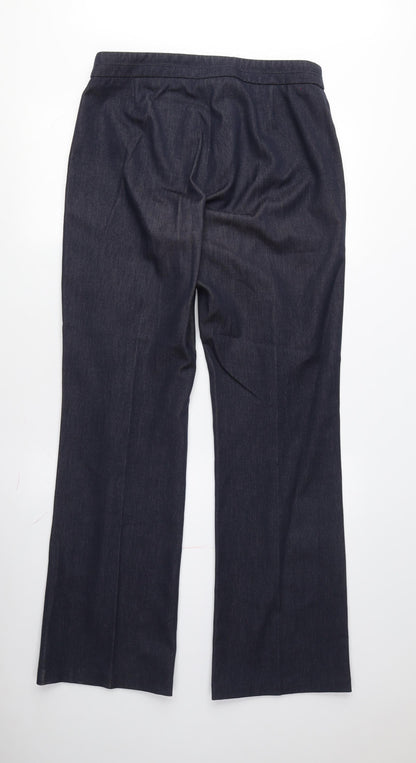 Womens UK Size 12 Principles Regular Fit  Blue Trousers
