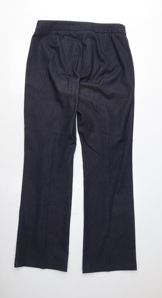 Womens UK Size 12 Principles Regular Fit  Blue Trousers