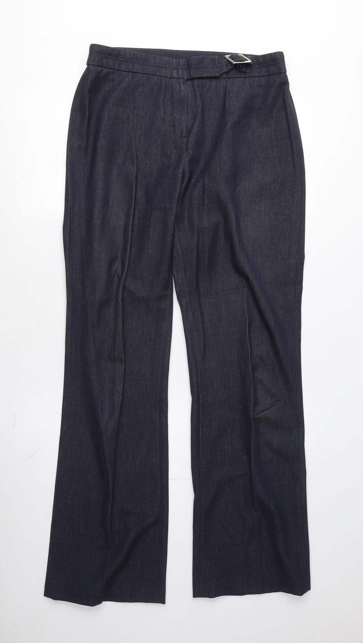 Womens UK Size 12 Principles Regular Fit  Blue Trousers