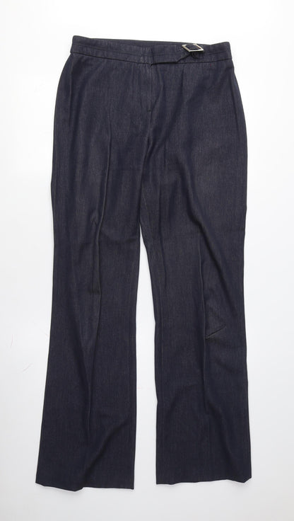 Womens UK Size 12 Principles Regular Fit  Blue Trousers