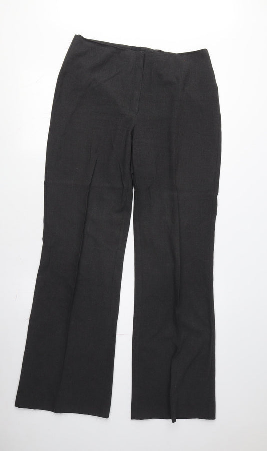 Womens UK Size 12 Marks and Spencer  Dress Pants Black Trousers
