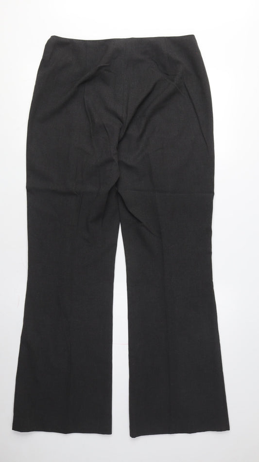 Womens UK Size 12 Marks and Spencer  Dress Pants Black Trousers