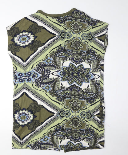 Next Women Geometric Sleeveless Dress Size 14