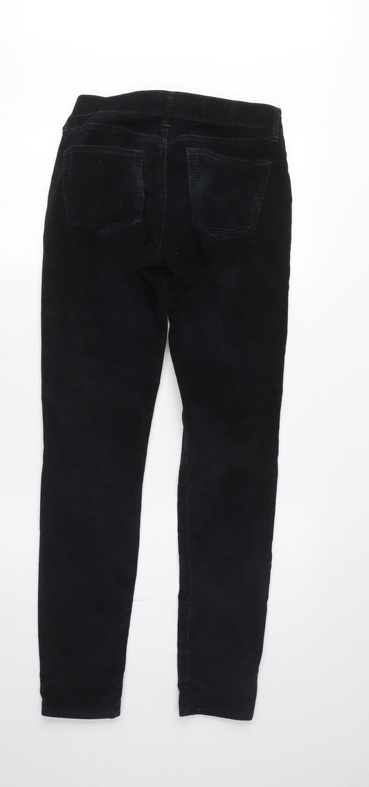 Womens UK Size 2 Gap Regular Fit Jegging Black Trousers