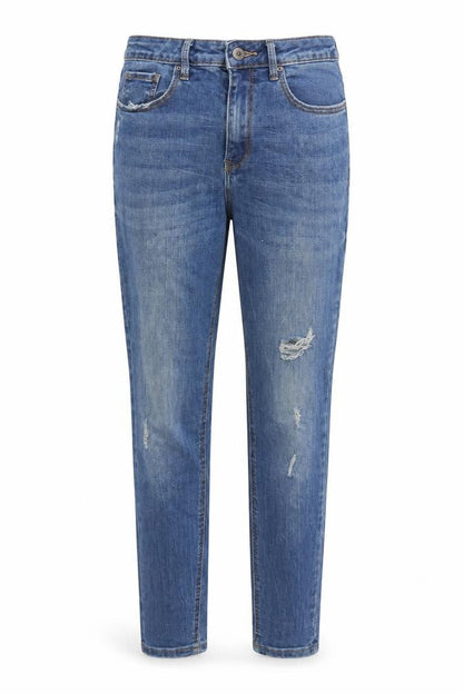 Vero Moda Women's Blue Boyfriend Jeans - Size 2