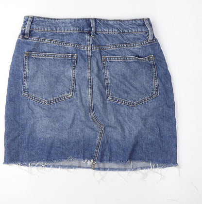 Womens UK Size 10 Red Herring Straight & Pencil Denim Skirt