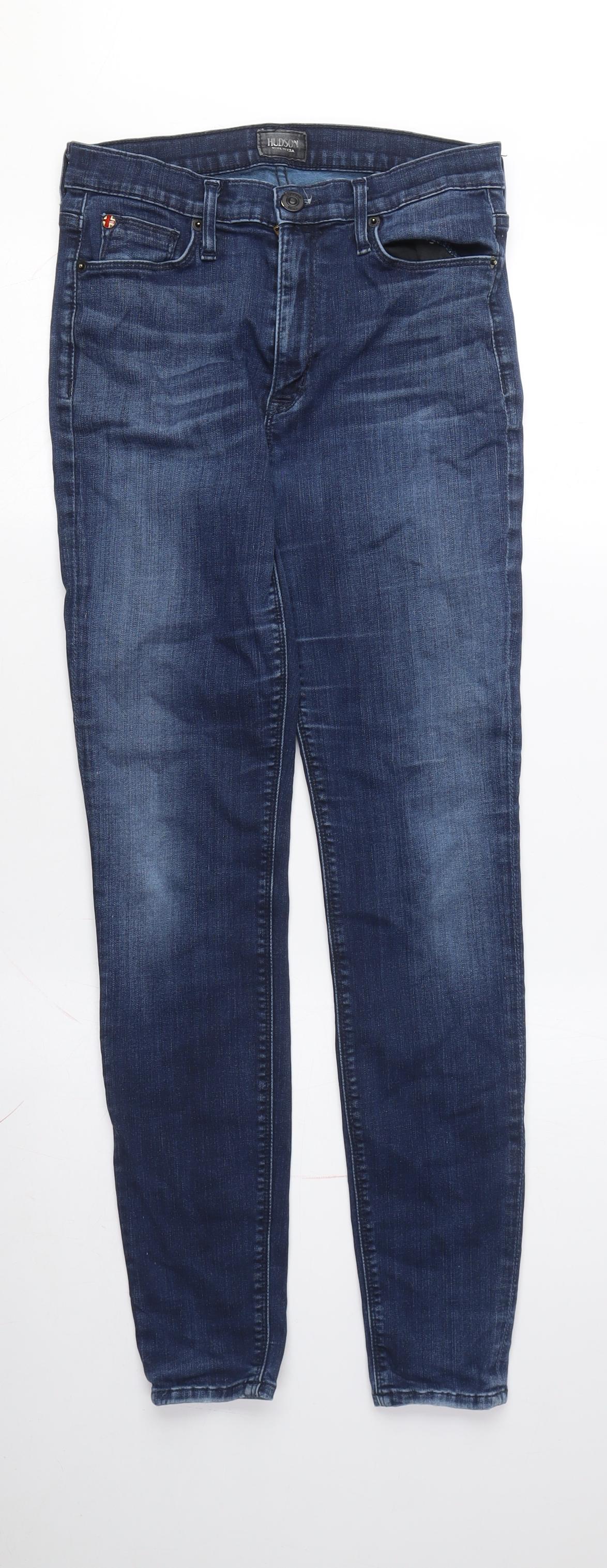 Hudson Women's Blue Skinny Jeans Size 10