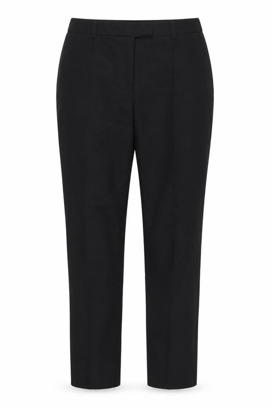 Womens UK Size 8 Topshop Regular Fit Straight Black Trousers