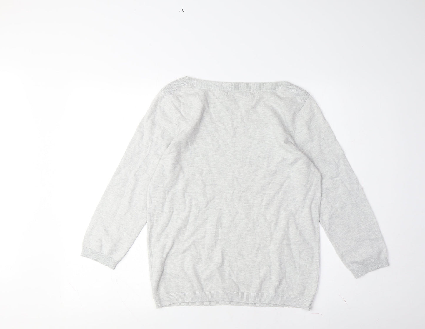 Womens UK Size M RESERVED Grey Pullover Jumper