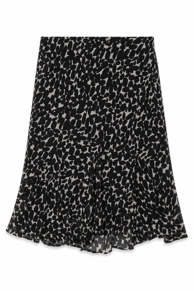 Womens UK Size 12 Marks and Spencer A-Line Chiffon Skirt