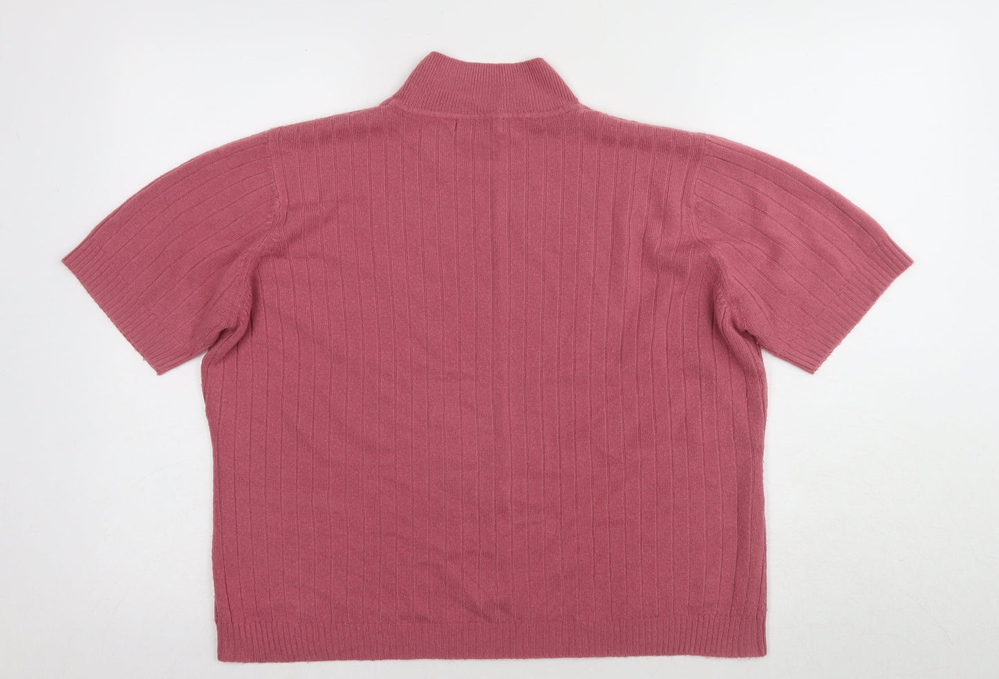 Womens UK Size 22 Berkertex Pink  Blouse