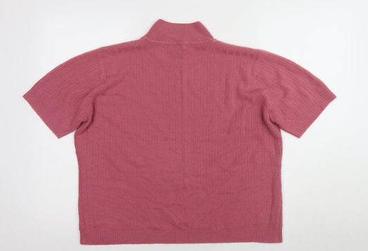 Womens UK Size 22 Berkertex Pink  Blouse