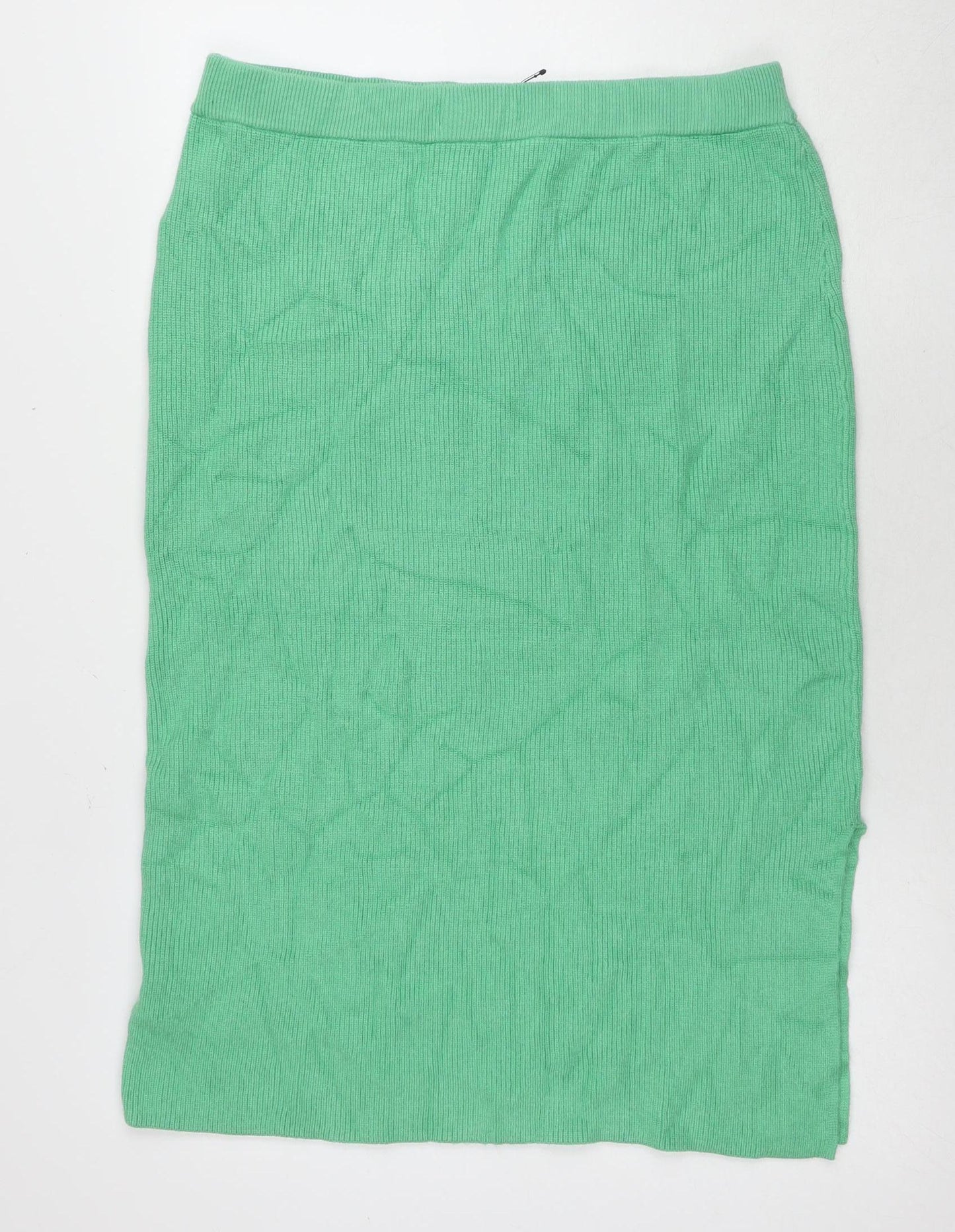 Marks and Spencer Women's Green Skirt, L, No Pattern