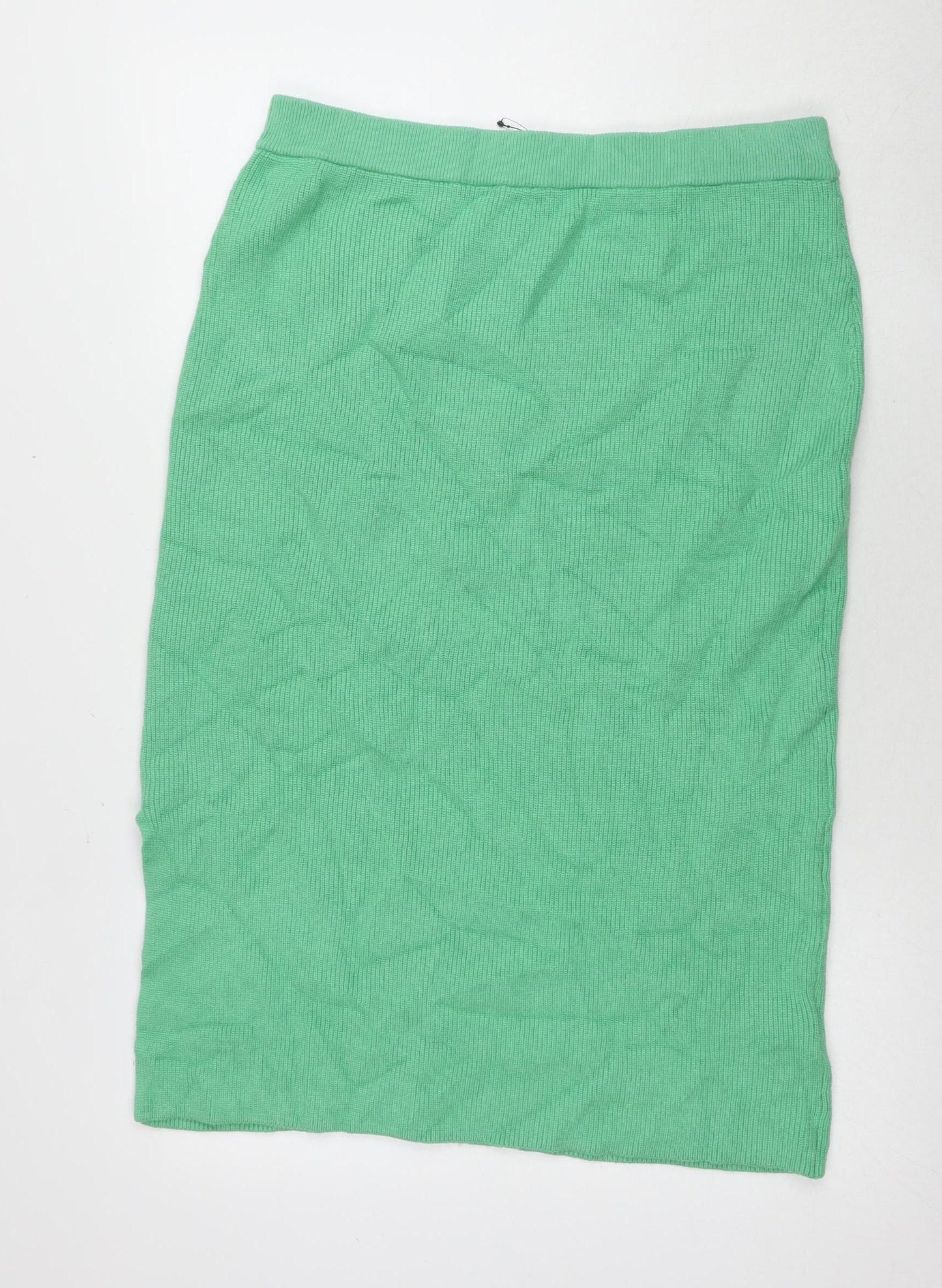 Marks and Spencer Women's Green Skirt, L, No Pattern