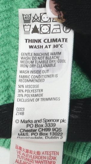 Marks and Spencer Women's Green Skirt, L, No Pattern