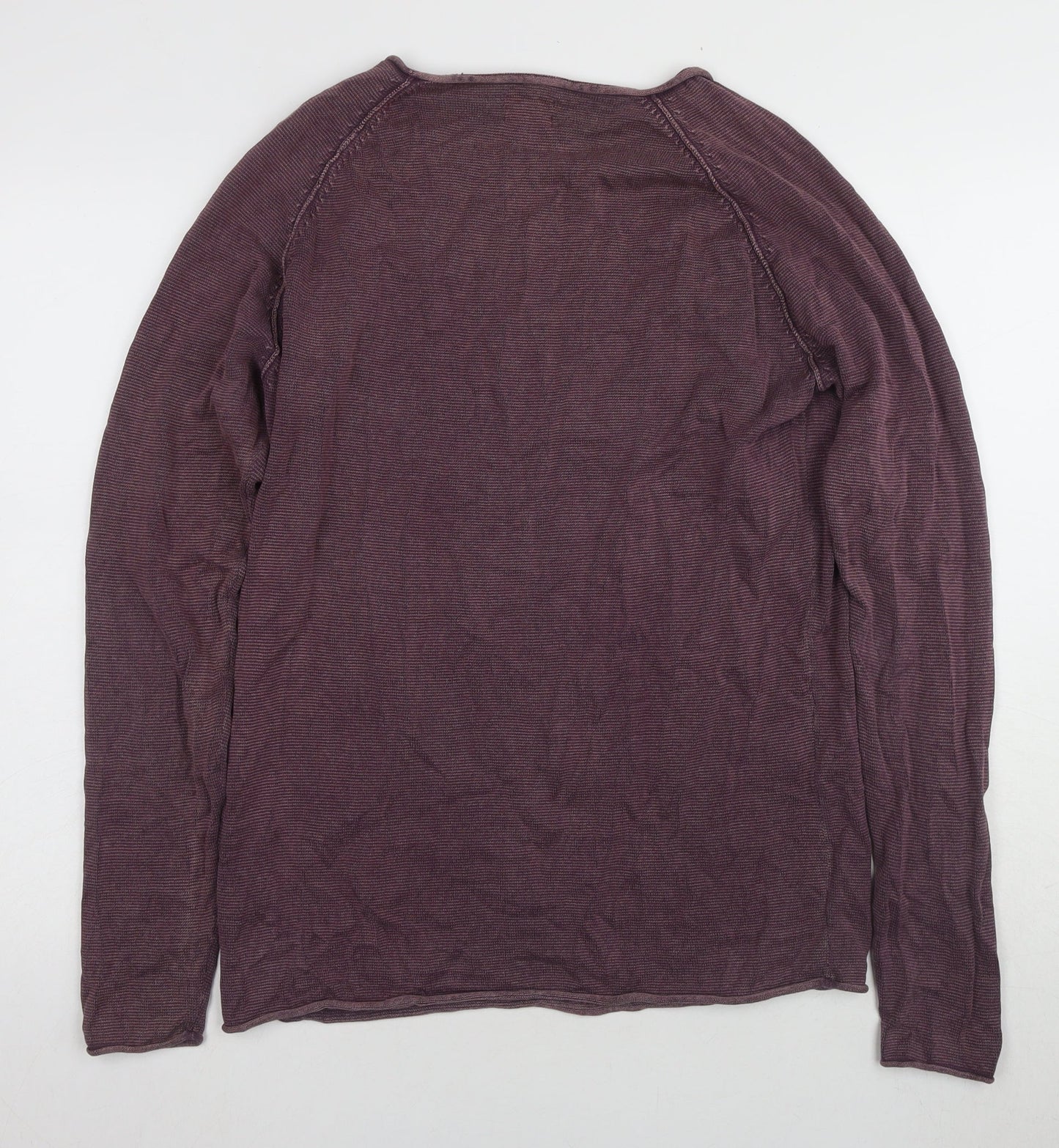 SELECTED HOMME Men's Purple Pullover Jumper L