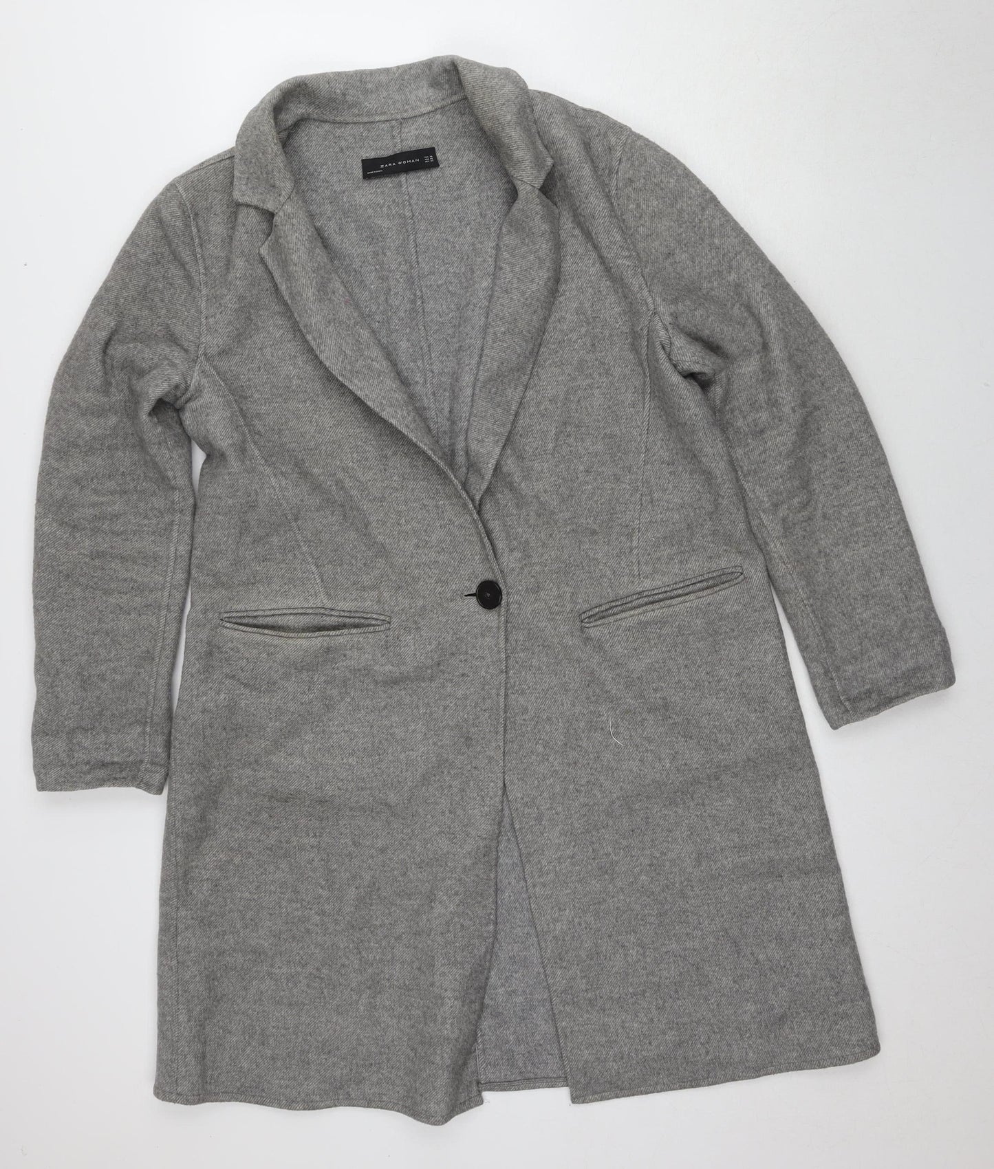 Womens UK Size 16 Zara Grey Basic Jacket