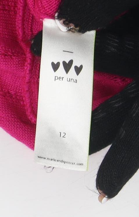 Per Una Women’s Pink Short Sleeve T-Shirt Size 12
