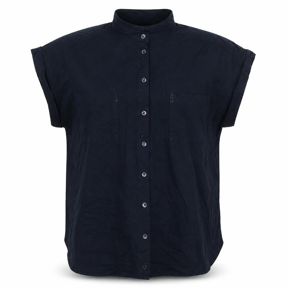 Womens UK Size 10 Marks and Spencer Blue  Button-Up