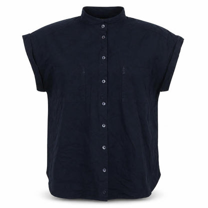 Womens UK Size 10 Marks and Spencer Blue  Button-Up