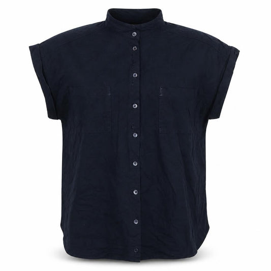 Womens UK Size 10 Marks and Spencer Blue  Button-Up