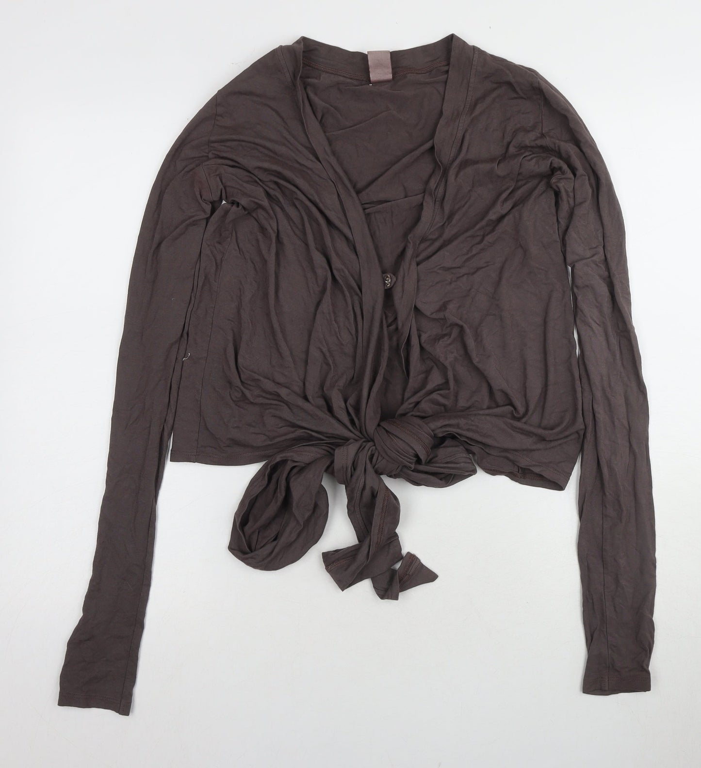 Out of Xile Men's Brown Silk Long Sleeve T-Shirt