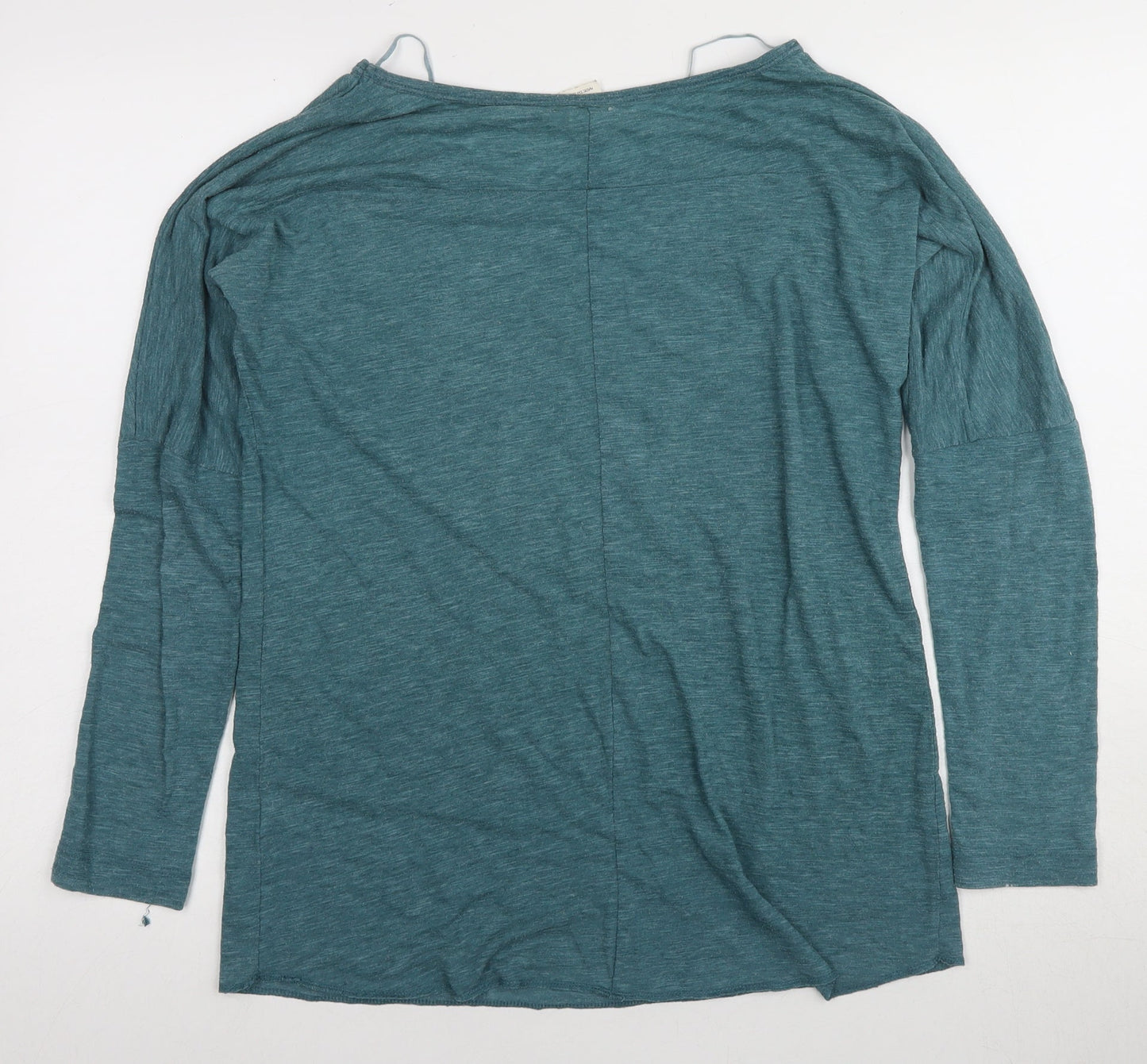 Womens UK Size M Zara Green Basic T-Shirt