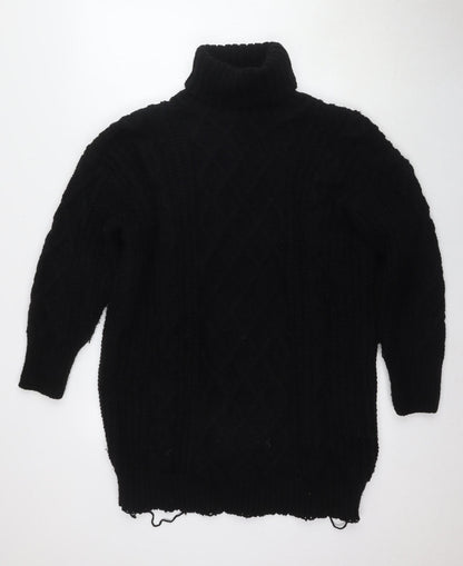 Womens UK Size 12 QED London Black Jumper Jumper