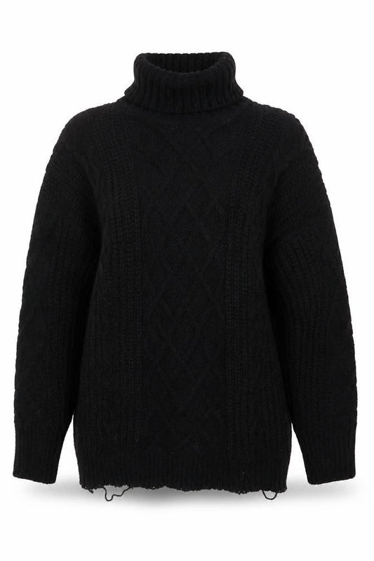 Womens UK Size 12 QED London Black Jumper Jumper