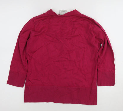 Womens UK Size 12 NEXT Red Basic T-Shirt